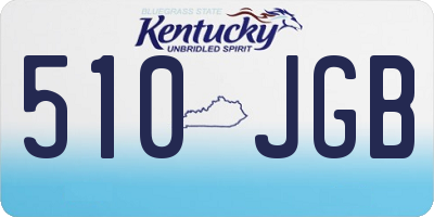 KY license plate 510JGB