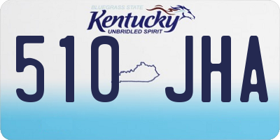 KY license plate 510JHA