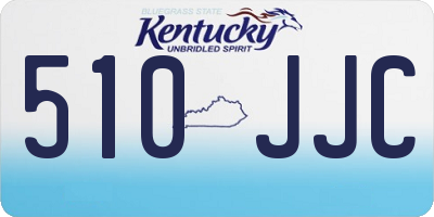 KY license plate 510JJC