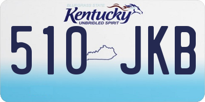 KY license plate 510JKB