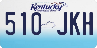 KY license plate 510JKH