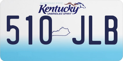 KY license plate 510JLB
