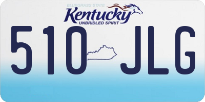 KY license plate 510JLG