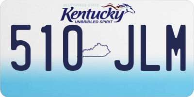 KY license plate 510JLM