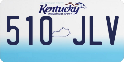 KY license plate 510JLV