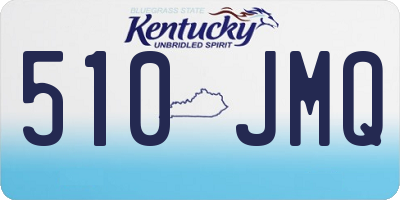 KY license plate 510JMQ