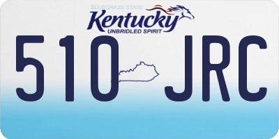 KY license plate 510JRC