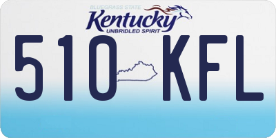 KY license plate 510KFL