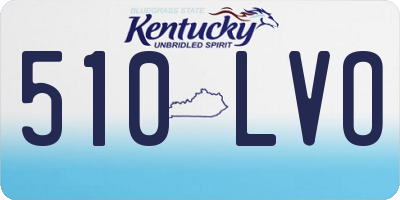KY license plate 510LVO