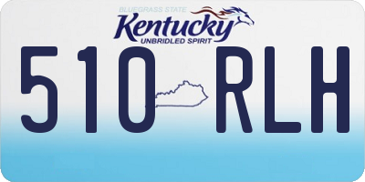 KY license plate 510RLH