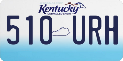 KY license plate 510URH