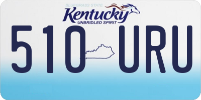 KY license plate 510URU