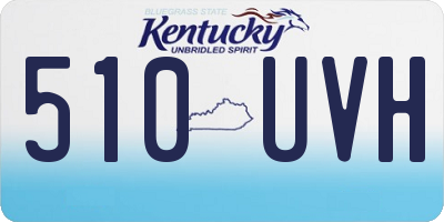 KY license plate 510UVH