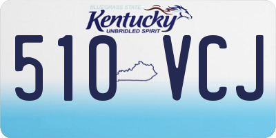 KY license plate 510VCJ