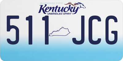 KY license plate 511JCG