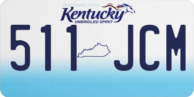 KY license plate 511JCM