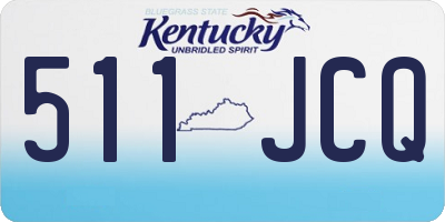 KY license plate 511JCQ