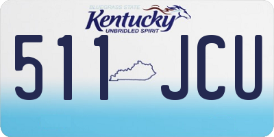 KY license plate 511JCU