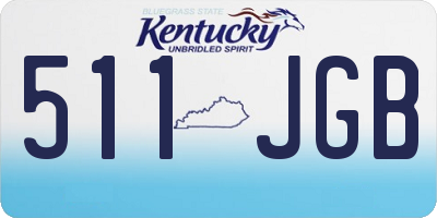 KY license plate 511JGB