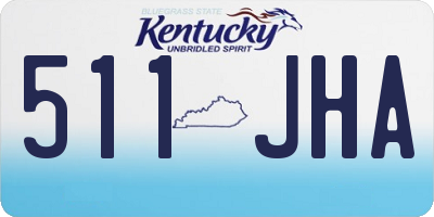 KY license plate 511JHA