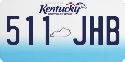 KY license plate 511JHB