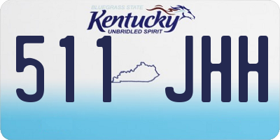 KY license plate 511JHH