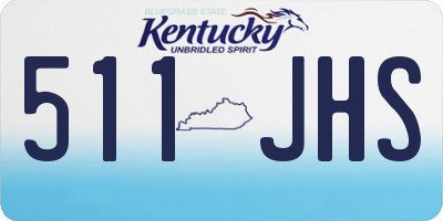 KY license plate 511JHS