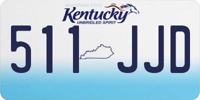 KY license plate 511JJD