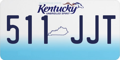 KY license plate 511JJT