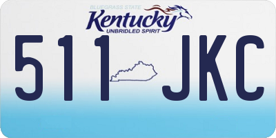 KY license plate 511JKC