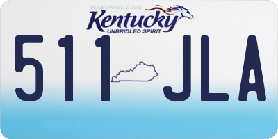 KY license plate 511JLA