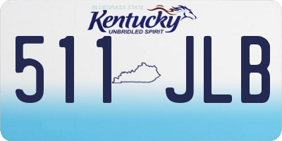 KY license plate 511JLB