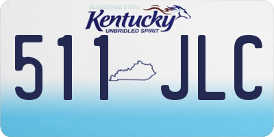 KY license plate 511JLC