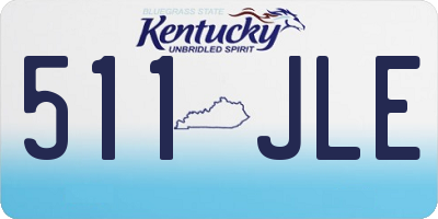 KY license plate 511JLE