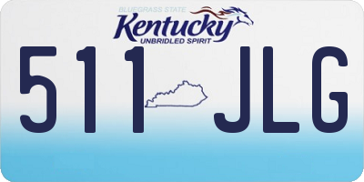 KY license plate 511JLG