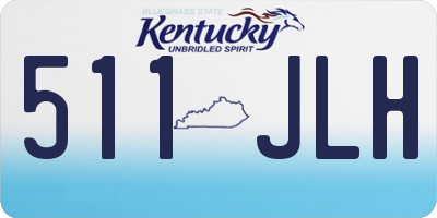 KY license plate 511JLH