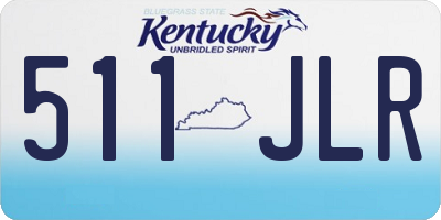 KY license plate 511JLR