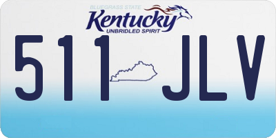 KY license plate 511JLV