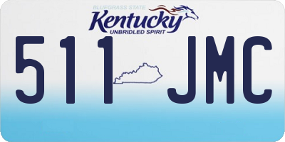 KY license plate 511JMC