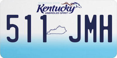 KY license plate 511JMH