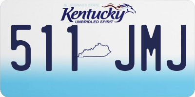 KY license plate 511JMJ