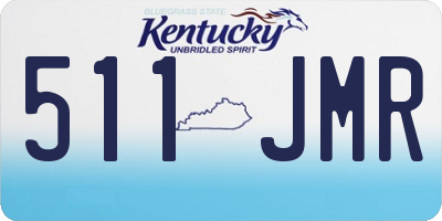 KY license plate 511JMR