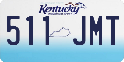 KY license plate 511JMT