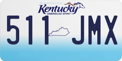 KY license plate 511JMX