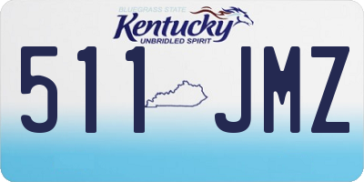 KY license plate 511JMZ