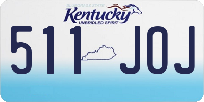 KY license plate 511JOJ