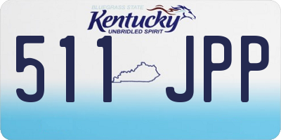 KY license plate 511JPP