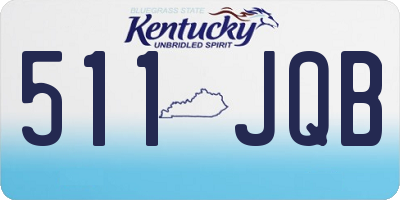KY license plate 511JQB