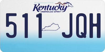 KY license plate 511JQH