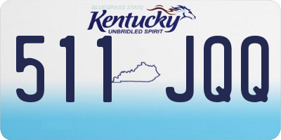 KY license plate 511JQQ